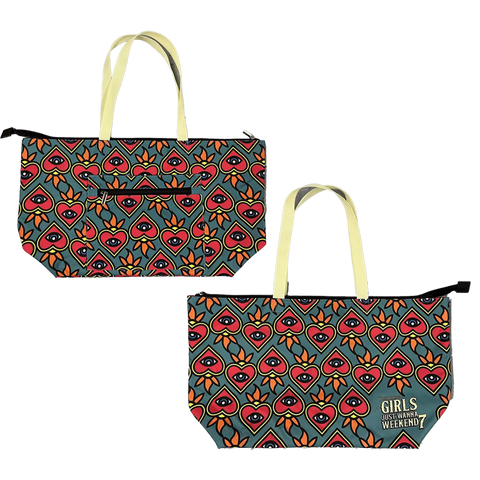 Seeing Hearts Beach Bag