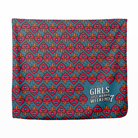 Seeing Hearts Beach Blanket