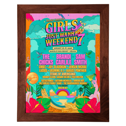 Framed GJWW7 Lineup Poster