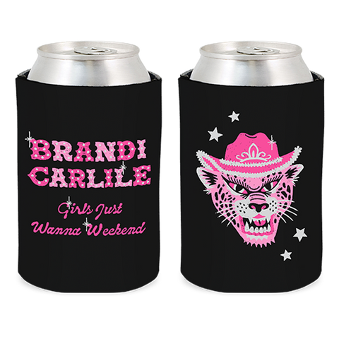 Jaguar In Lights Koozie