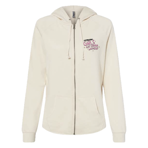 Palm Paradise Cozy Zip-Up (Traditional Women's Sizing)