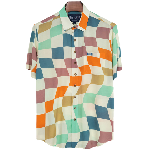 Relaxed Short Sleeve Button Down